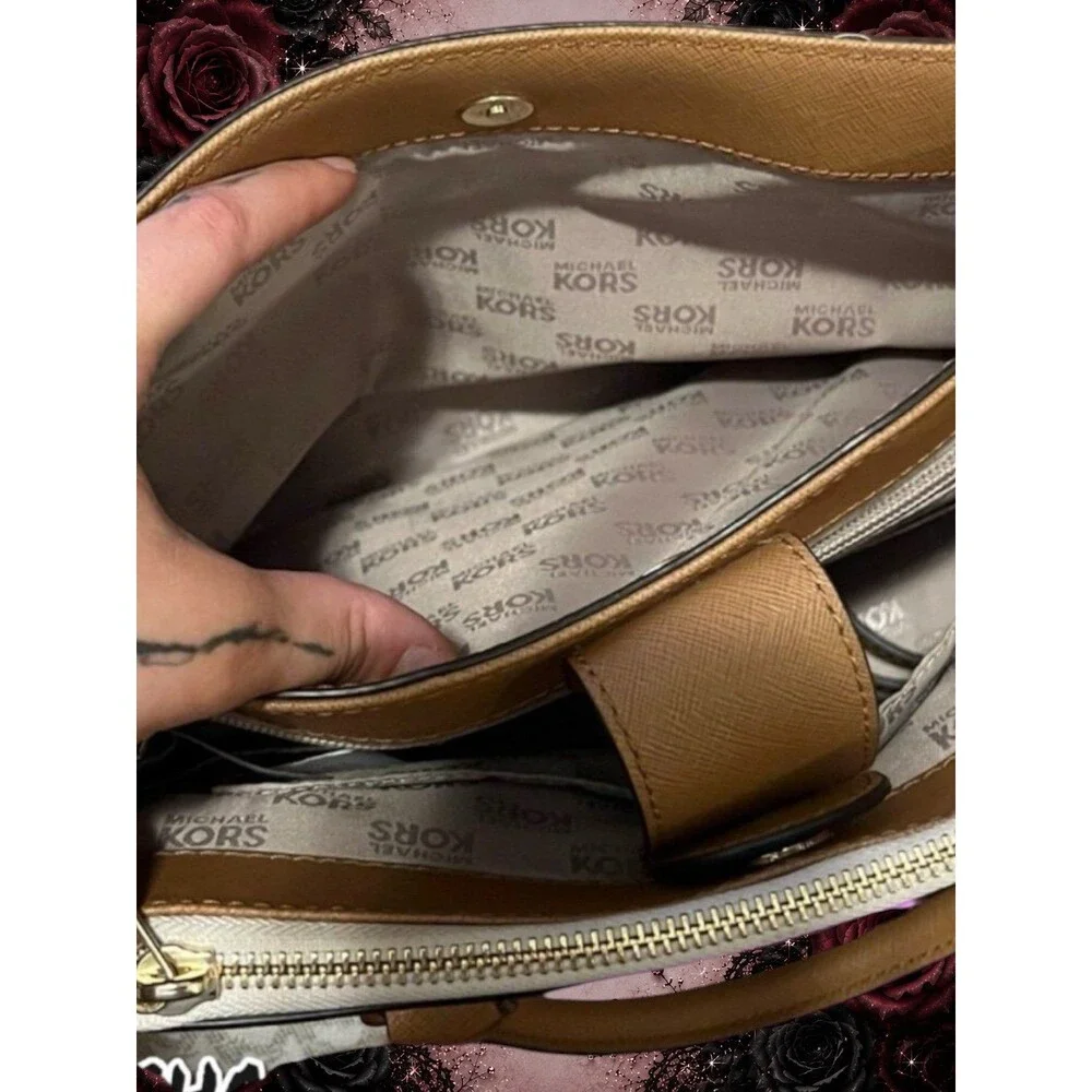 New Nwt Michael Kors Kellen Satchel Crossbody Tote Bag Purse